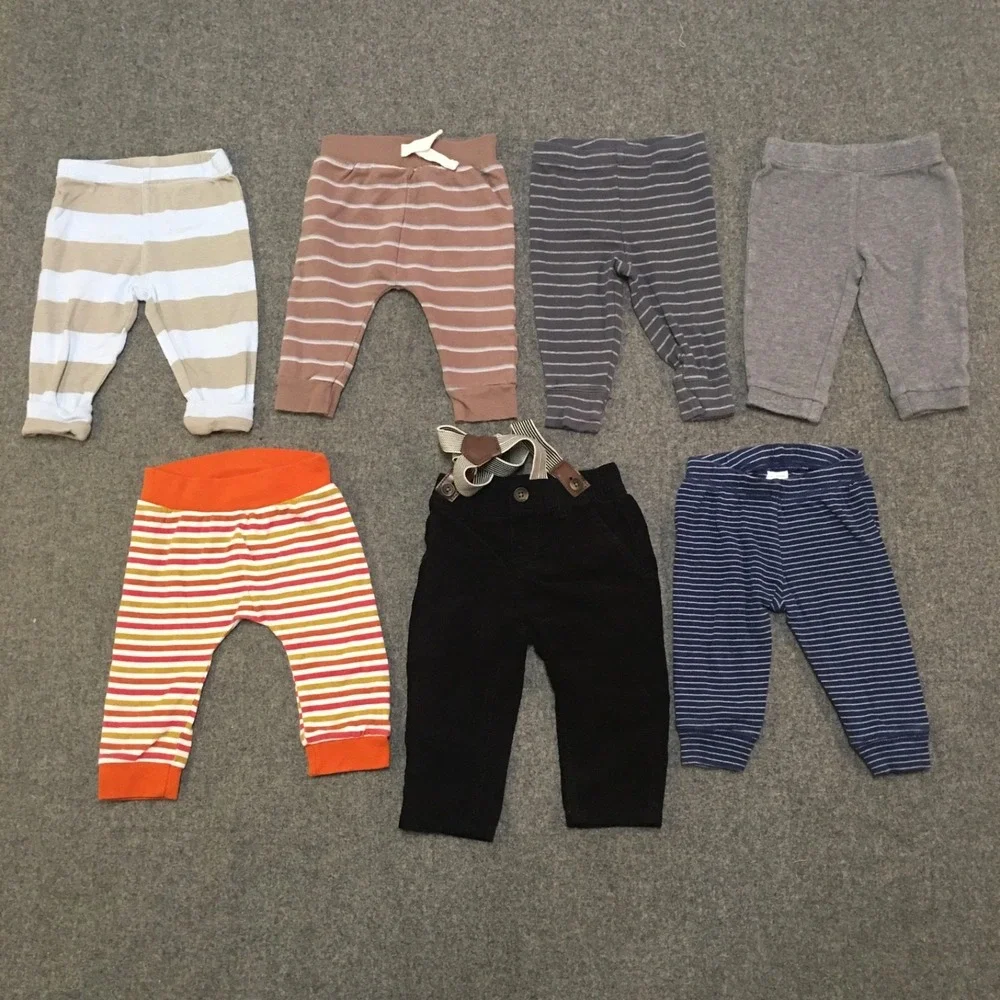 Baby Boy 6-9 Months Clothing Lot 16x Pieces Bulk Winter Colorful Striped - Picture 2 of 11